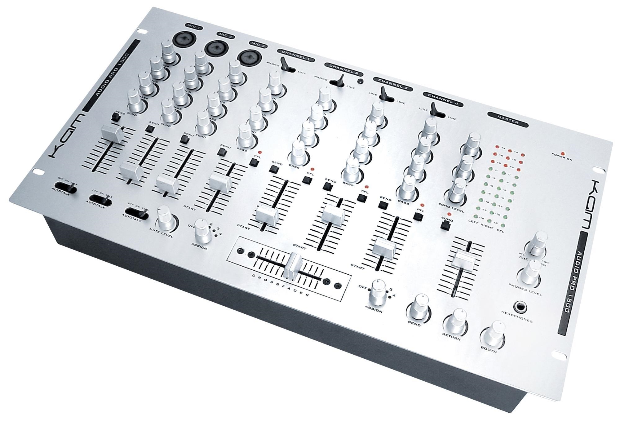 DJ mixer repair KAM 1500 Stock image