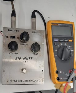 vintage big muff pi repair triangle