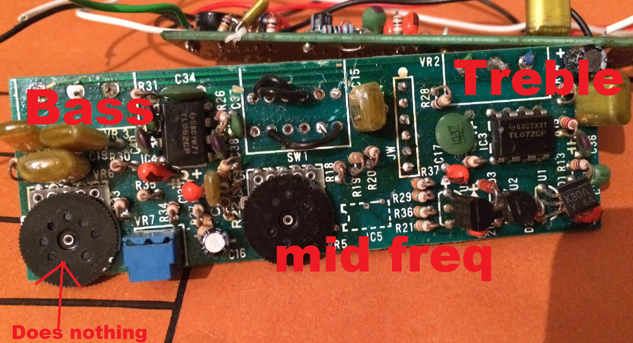 Bass preamp repair Yamaha RBX JP4 Keld Ampworks Guitar Amplifier Repair