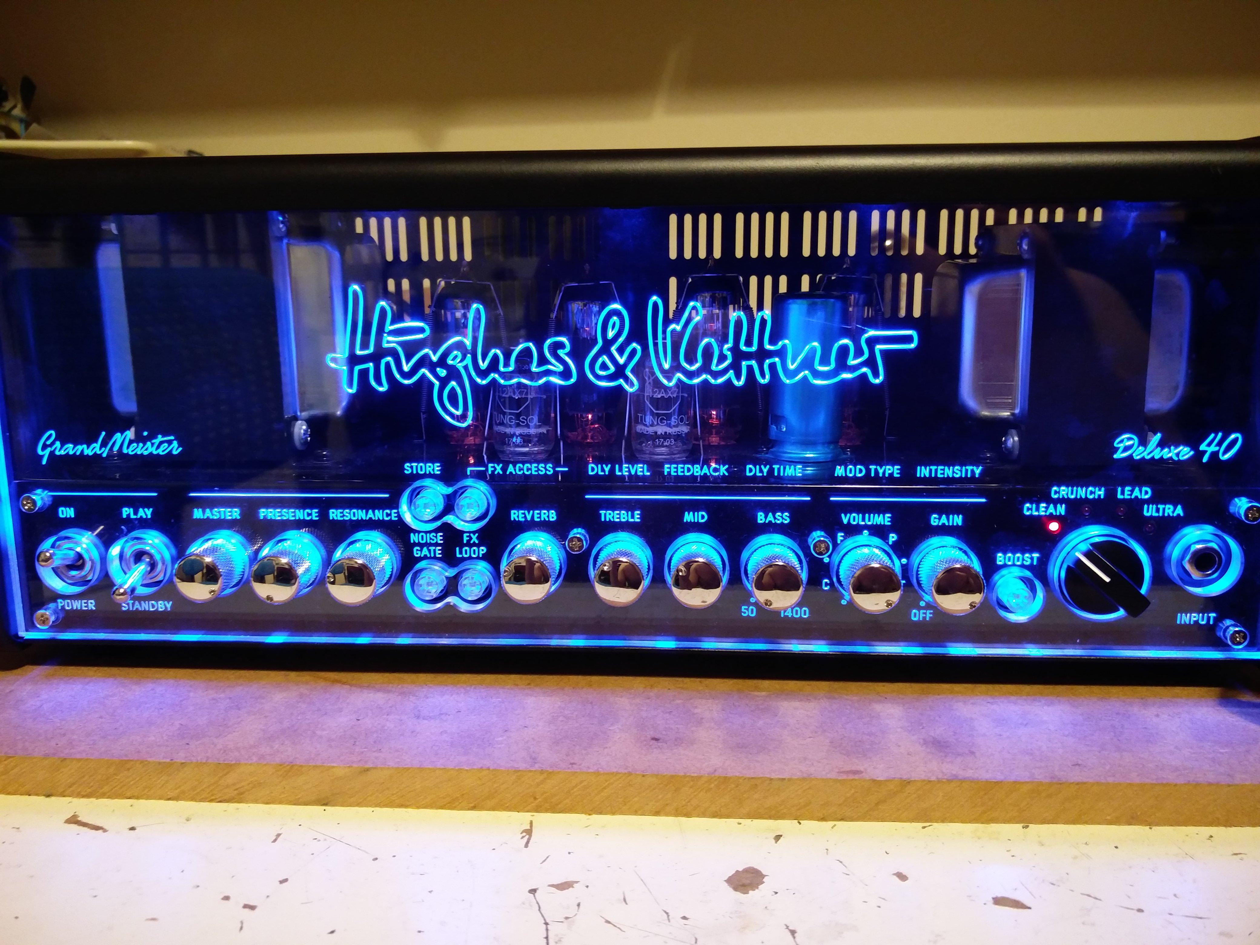 Hughes and Kettner Grandmeister repair Keld Ampworks Newark, UK